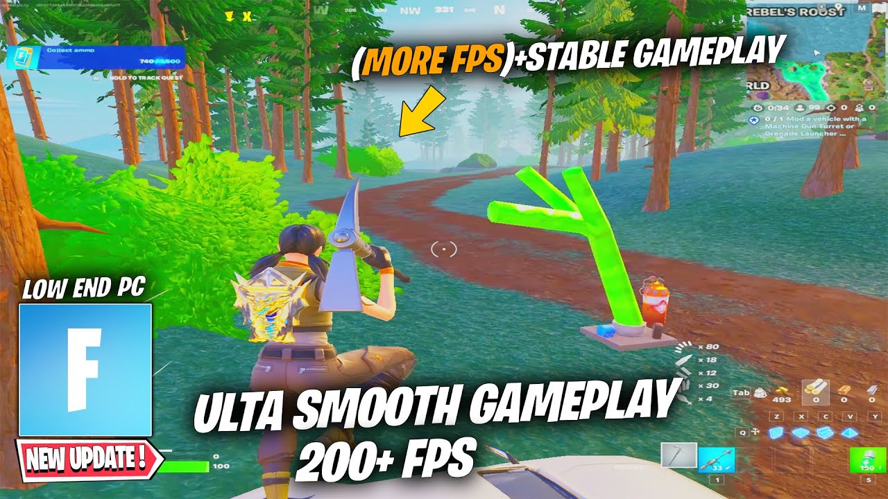 How to Fix Micro Stuttering/Freezing/Lag In Fortnite Chapter 5! (Low