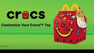 CROCs Happy Meal Toys McDonald's Commercial & Toys Sept 2024 NEW!