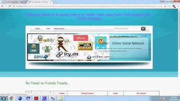Inference Attack on Browsing History of Twitter Users using Public Click Analytics and Twitter