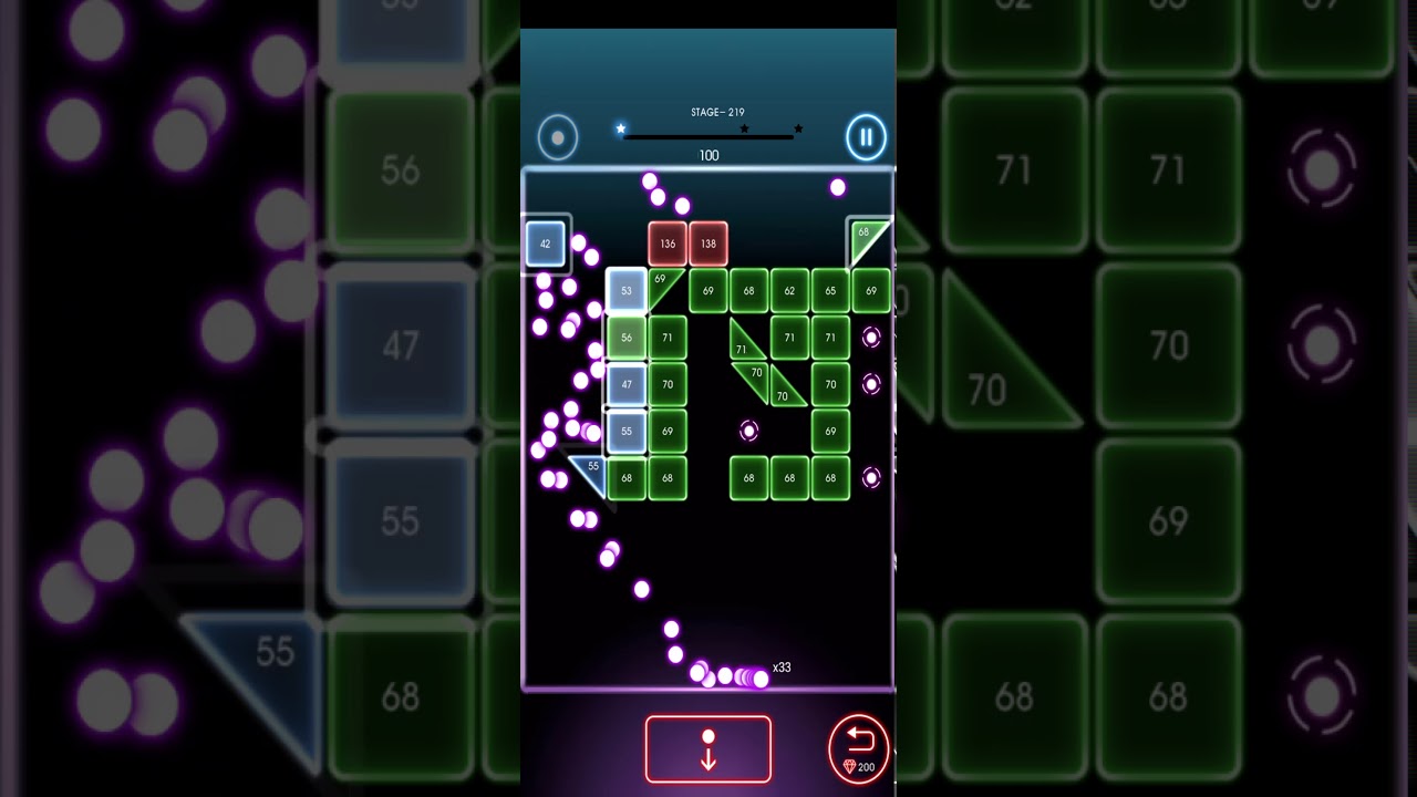 BRICKS BREAKER QUEST stage 219