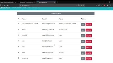 Simple Admin Panel | Vue.js | Laravel 5.8