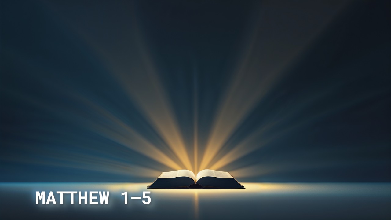 Gospel of Matthew — Chapters 1–5 | Peaceful Scripture Reading