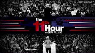 MSNBC The 11th Hour Graphics - 2 versions