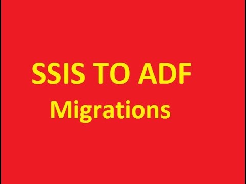 SSIS MIGRATIONS TO