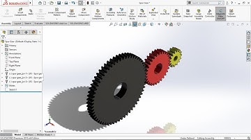 Tutorial Solidworks Spur Gear Mechanisms