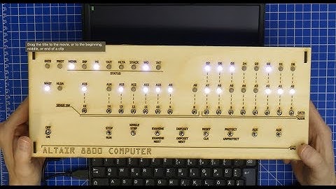 Altair8800 Emulation on Teensy Status Update