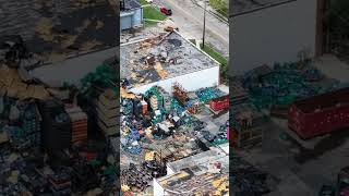 Drone video shows south Columbus storm damage