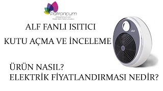 Alf Fanli Isitici - Kutu Açma Ve İnceleme - 2021 Full Hd - Elektri̇kli̇ Ev Aletleri̇
