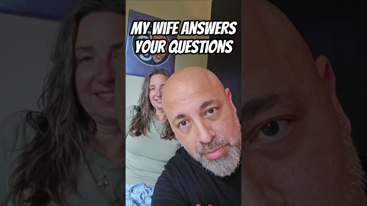 My wife answers your questions #marriage #couple #marriagehumor #danregancomedy