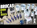 Ref:_FG0m4U7CE4 Kit serra copo power change progressor bosch, brocas irwin speedbor e broca forstner bosch #brocas