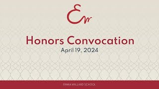 Honors Convocation 2024