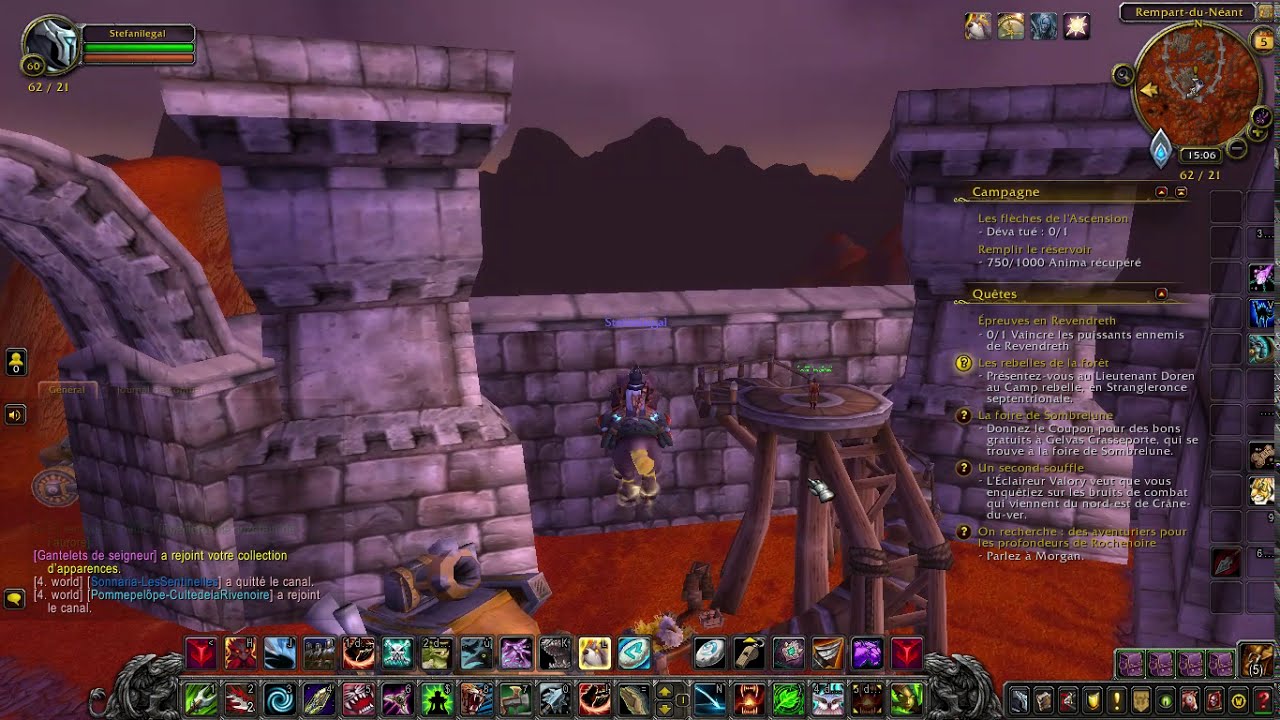 world of warcraft (laptop step47)Shadowlands leatherworking 300 Bandeau