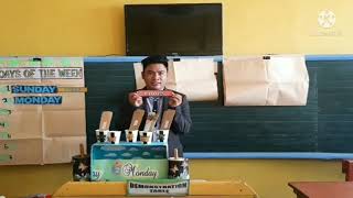 Demo Teaching in Mathematics Grade 1 Days of the week and Months of the year