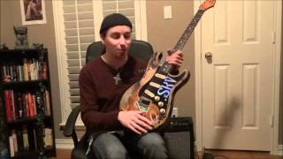 Number One Stevie Ray Vaughan Guitar Replica - Tommy Katona - Voodoo Blue