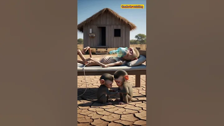 "Heart Touching Monkey Story 😢 | Farmer and Baby Monkeys Emotional Story" #farmer #MonkeyStory #ai