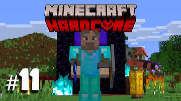 Exploring the NETHER in Hardcore Minecraft! - Episode 11
