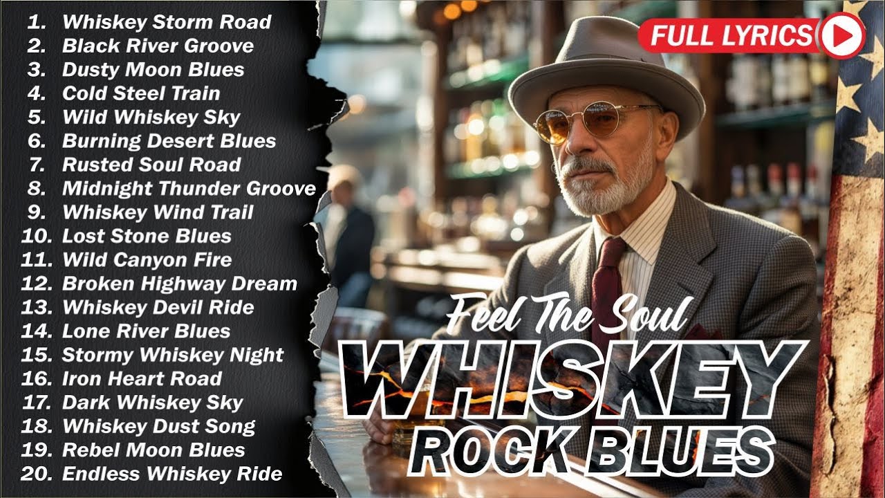 Best of Blues Rock - Emotional Soulful Guitar & Soothing Blues Melodies for Relaxing | 24/7 Stream