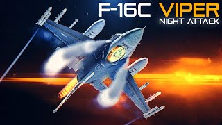 F-16C Viper Iranian Night Attack SU-30 Flanker-H | Persian Gulf | Digital Combat Simulator | DCS |