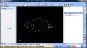 Basic Flange Drawing Sample for Plasma BobCAD CAM V27