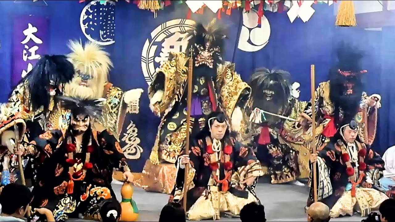 石見神楽 大江山（前半）】 #都治神楽社中 2025.10.11～都治神社秋季例