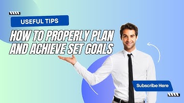 Master Your Goals: The Ultimate Guide to Planning and Achieving Success!