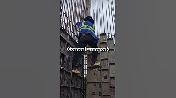 corner formwork installation