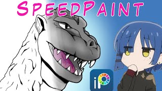 Dibujé a Godzilla 1954!!! (SpeedPaint)