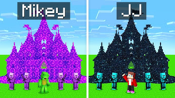 Mikey NETHER vs JJ ENDER Portal Kingdom in Minecraft (Maizen)