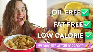 My #1 POTATO meal for weight loss / oil free & low calorie density