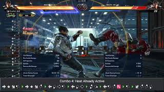 Jin Kazama - Season 3 Wall Carry Combo Guide (with Notation)