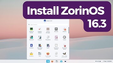 Install Zorin OS 16.3