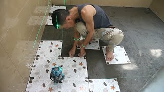 Techniques Tile Bathroom Floor With Ceramic Tile  Install Floor Tiles Correctly