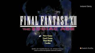 FINAL FANTASY XII: THE ZODIAC AGE Title Screen PAL Region Xbox One X 11.07.26