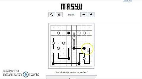 Masyu puzzle solving