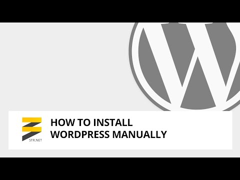How to install Wordpress manually