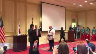 2016-0405 Taekwondo Day Maryland Governor Hogan's Taekwondo Live Demonstration in USA