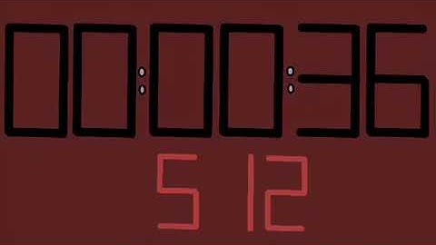 60 second countdown (v 39 I think) no sound