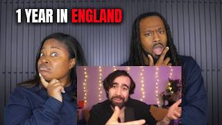 🇬🇧 American Couple Reacts to What 1 Year in England Does to an American