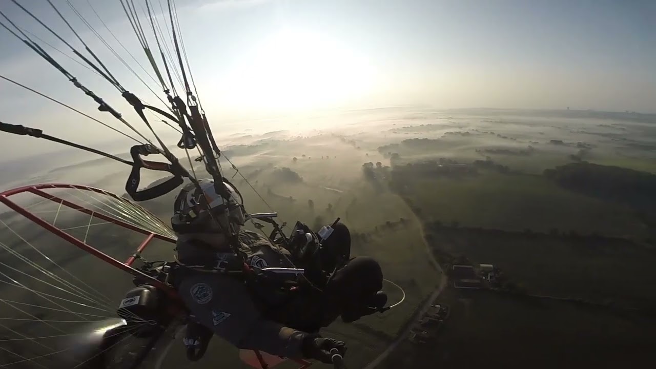 Paramotor 200km FAI Triangle through North Germany