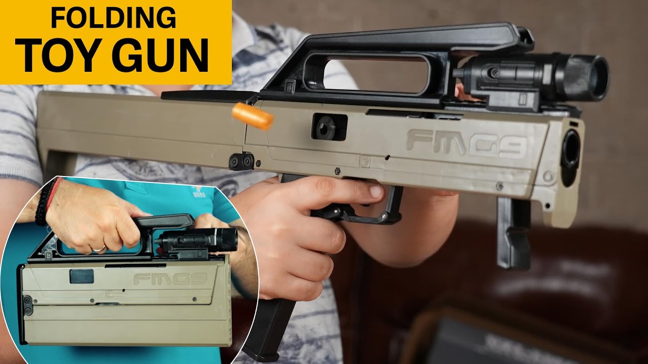 Gifts for Boys G.FIDEL FMG9 EVA Soft Foam Shell Ejection Gun Toy