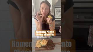 Homemade Pimento Cheese with Olives