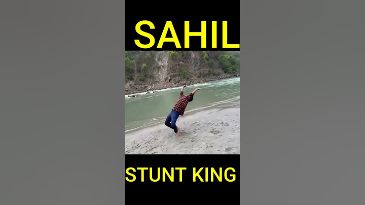 SAHIL JOSHI STUNT KING 😎😎