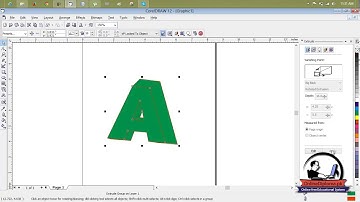 Create Logo # 10 in Corel Draw Graphics Suite 2017 tutorial by, Amjad Graphics Designer   Lesson 44