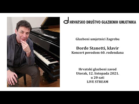 Glazbeni umjetnici Zagrebu - Đorđe Stanetti, klavir