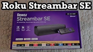 Roku Streambar SE Soundbar Speaker Audio Bass Unboxing Setup Review Sound