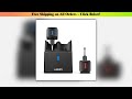 LEKATO JW-06 Wireless Guitar System with Charging Box 5.8GHz Audio Transmitter Receiver and