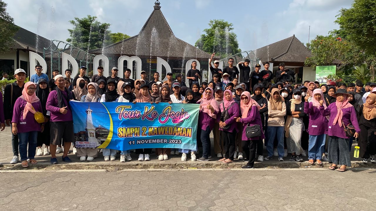 Study tour SMP N 2 KAWEDANAN MAGETAN ke YOGYAKARTA  11 November 2023