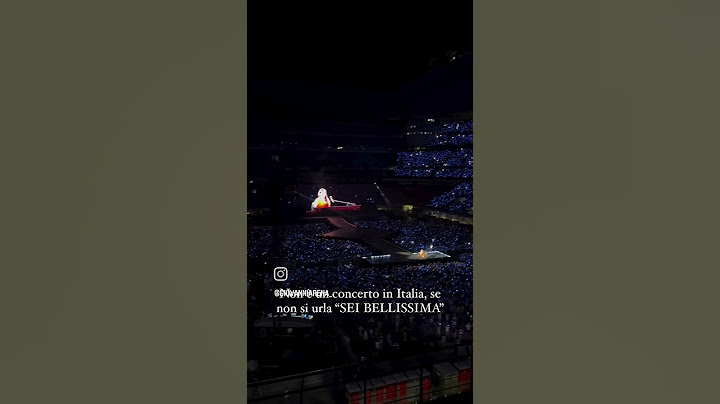 Il coro di "Sei Bellissima" durante l'Eras Tour a Milano #tendenze #virale