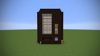 Real Life Vending Machine in Minecraft - Vanilla Redstone Machine