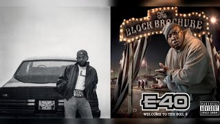 Kendrick Lamar Feat. Dody6 & E - 40 - Hey Now & Function (Mashup)